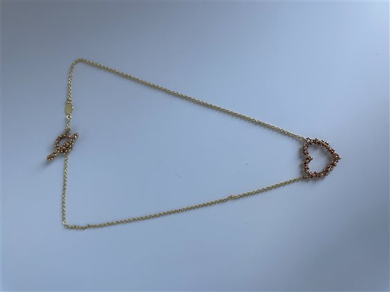Collana Daniela De Marchi Donna Mon Amour in Ottone CL5633 ORA - CL5633 ORA